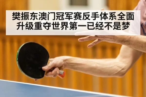 樊振东澳门冠军赛反手体系全面升级重夺世界第一已经不是梦